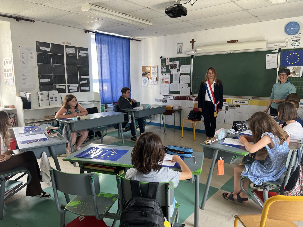 Lire la suite à propos de l’article Visite de l’école Saint Tudy à Groix